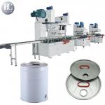 Empty 10L Round Paint Cans Making Machine 30cpm Automatic Cover Sealed for Round Bucket for sale
