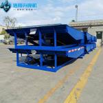 Blue Mechanical Loading Dock Leveler 20T Warehouse Fixed Hydraulic Dock Leveler