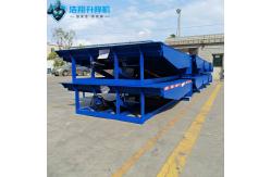China Blue Mechanical Loading Dock Leveler 20T Warehouse Fixed Hydraulic Dock Leveler supplier