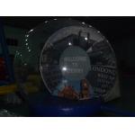 OEM Inflatable Snow Globe with Tunnel for Promotion