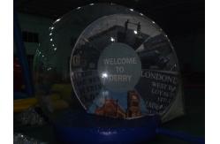 China OEM Inflatable Snow Globe with Tunnel for Promotion supplier