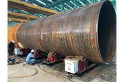 China 30 Ton Pipe Welding Rotator Turning Roller PU Heavy Duty Roller Stands supplier