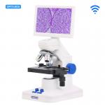 OPTO-EDU A33.5130 Digital Microscope with LED Lights Triple Nosepiece and 8MP Camera for sale