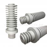 500mm Height White Glazed Gas Insulated Transformer Bushing