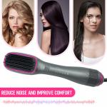 FCC Approval 300mm Hair Dryer Brush , Electric Straightening Brush for sale