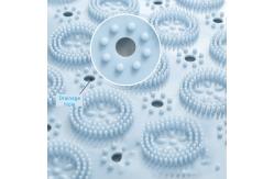 China Large Foot Massage PVC Soft Non Slip Bath Mat For Shower supplier