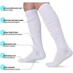 Men's Extra Long Padded Compression Football Socks with Customized Colour Options