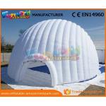 Large PVC Coated Nylon Or PVC Tarpaulin Inflatable Igloo Tent Inflatable Dome Tent For Outdoor for sale