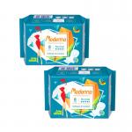 Winged White Night Sanitary Napkin With Breathable Cotton Customized Designs And Fragrance