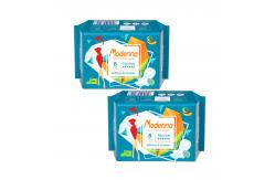China Winged White Night Sanitary Napkin With Breathable Cotton Customized Designs And Fragrance supplier