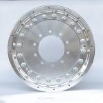 Green Super Single Wheel 22.5x9.0 Front Wheel Forged Aluminum Alloy Truck Wheel with Customized Polishing and Parameters for sale