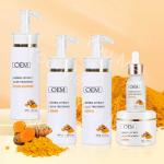 Organic Whitening Facial Skincare Set Turmeric Products Anti Wrinkle ODM for sale