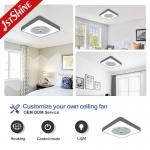 20in DC Silent Motor Bedroom Ceiling Fan With LED Light