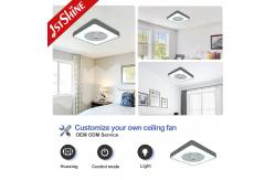 China 20in DC Silent Motor Bedroom Ceiling Fan With LED Light supplier