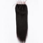 Elegant Human Hair Lace Closure 4x4 Malaysian Straight Closure, Human Hair Extension for sale