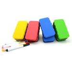 OEM small Magnetic Sponge EVA Felt Whiteboard Eraser for School Office for sale