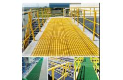 China Extremely Durable FRP Pultruded Tube Used In Sewage Plant Weather Proof supplier
