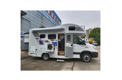 China Customized RV Caravan Van 130km/h , 4x2 Small Family Camper Van Mobile Travel supplier