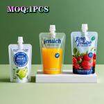 Wholesale Stand Up Spout Bag Drinking Plastic Packing Bag Liquid Pouches Juice Package Food Spout Pouches for sale