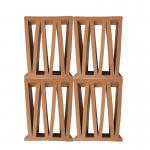 Terracotta Breeze Block Mold M Shape Wall Panel Interior Decorative Fire Bricks For Exterior Perforated Decoration Design for sale
