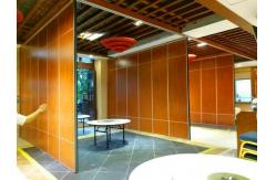 China Sliding Aluminium Roller Track Acoustic Partition Wall For Muti - Function Hall supplier