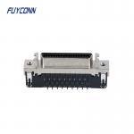 Right Angle PCB 36 Pin SCSI Female Connector With Zinc Alloy Shell