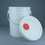 Depand On Capacity Round Plastic Bucket With Smooth Surface For ISO 9001 Verification for sale