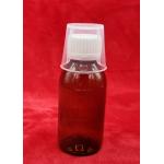Full Set Pet Plastic Bottles , Liquid Packing Pharmacy Pill Bottles With Cap / Measuring Cup for sale