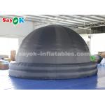 4.5 Meter Portable Inflatable Planetarium Projection Dome Tent Black Color for sale