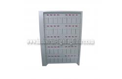 China Intelligent AC 110V Miner Lamp Charger Rack 80 Units With Door Lock supplier