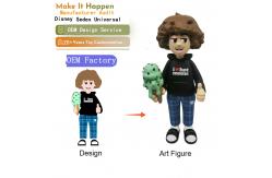 China OEM Custom 3D Printed Action Figures Vinyl PVC Toy Art Figurine Customizable Design supplier