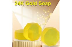 China Solid Form Handmade Whitening Soap 24K Kojic Acid Soap supplier