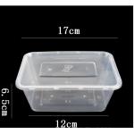 Disposable PP Plastic Take Away Box Microwavable With Lid for sale