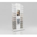 Multipurpose Showroom Floor Tile Display Rack Metal Popular Design for sale
