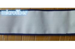 China Textiles Microfiber Wet Mop Pads Blue Twisting Fabric 13*47cm High Aborbent supplier