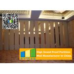 Folding Acoustic Movable Partition Walls , Banquet Room Moving Partition Wall for sale