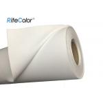 320g Inkjet White Polyester Fabric Roll / Art Print Canvas With Eco Solvent Inks