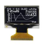 Passive Display OLED 128x64 0.96 Inch Graphics SSD1306 White Front Screen for sale