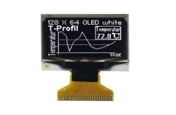 China Passive Display OLED 128x64 0.96 Inch Graphics SSD1306 White Front Screen supplier
