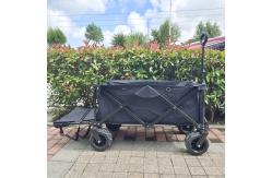 China Foldable Picnic Camping Cart Portable Storage Beach Trolley Collapsible Folding Wagon supplier