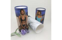 China Bikini / T - Shirt Cardboard Tube Packaging Matt Lamination With Inside And Outside supplier