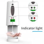 ABS Touchless Hand Sanitizer Dispenser High Temperature Warning for sale