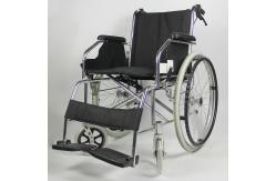 China Fixed Armrest Aluminum Manual Wheelchair United Break Mag Solid Wheels supplier