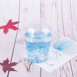 Pet Disposable Cold Drink Cups With Lids Transparent Juice Cups Smoothies