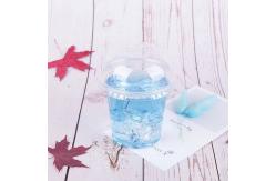 China Pet Disposable Cold Drink Cups With Lids Transparent Juice Cups Smoothies supplier