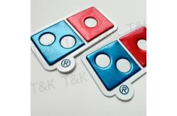 China Custom Logo Backing Clothing Patches Embossed TPU Badge supplier