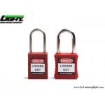 Galvanized Finish 38mm Steel Shackle ABS Lockout Hasp