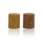 Wood Grain Printing Aluminum Perfume Bottle Caps In Common Size For Perfume Pumps for sale