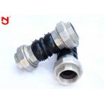 Galvanized Threaded Expansion Joint , Rubber Flexible Connector Long Circle Life