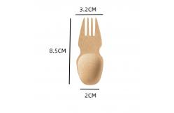 China Compostable Bamboo Biodegradable Spork Cutlery Utensils 3.5 Inch supplier